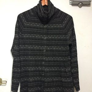 WOOLRICH TURTLENECK CARDIGAN SWEATERS SIZE M